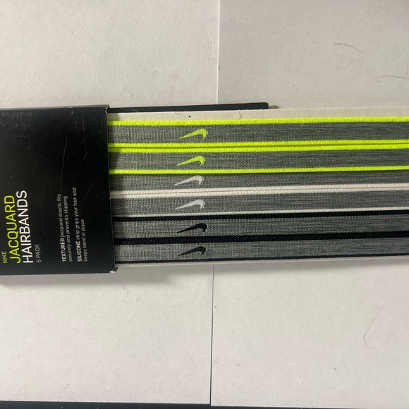 Nike Hairbands Set - Neon Yellow, Gray, Black - Picture 1 of 1